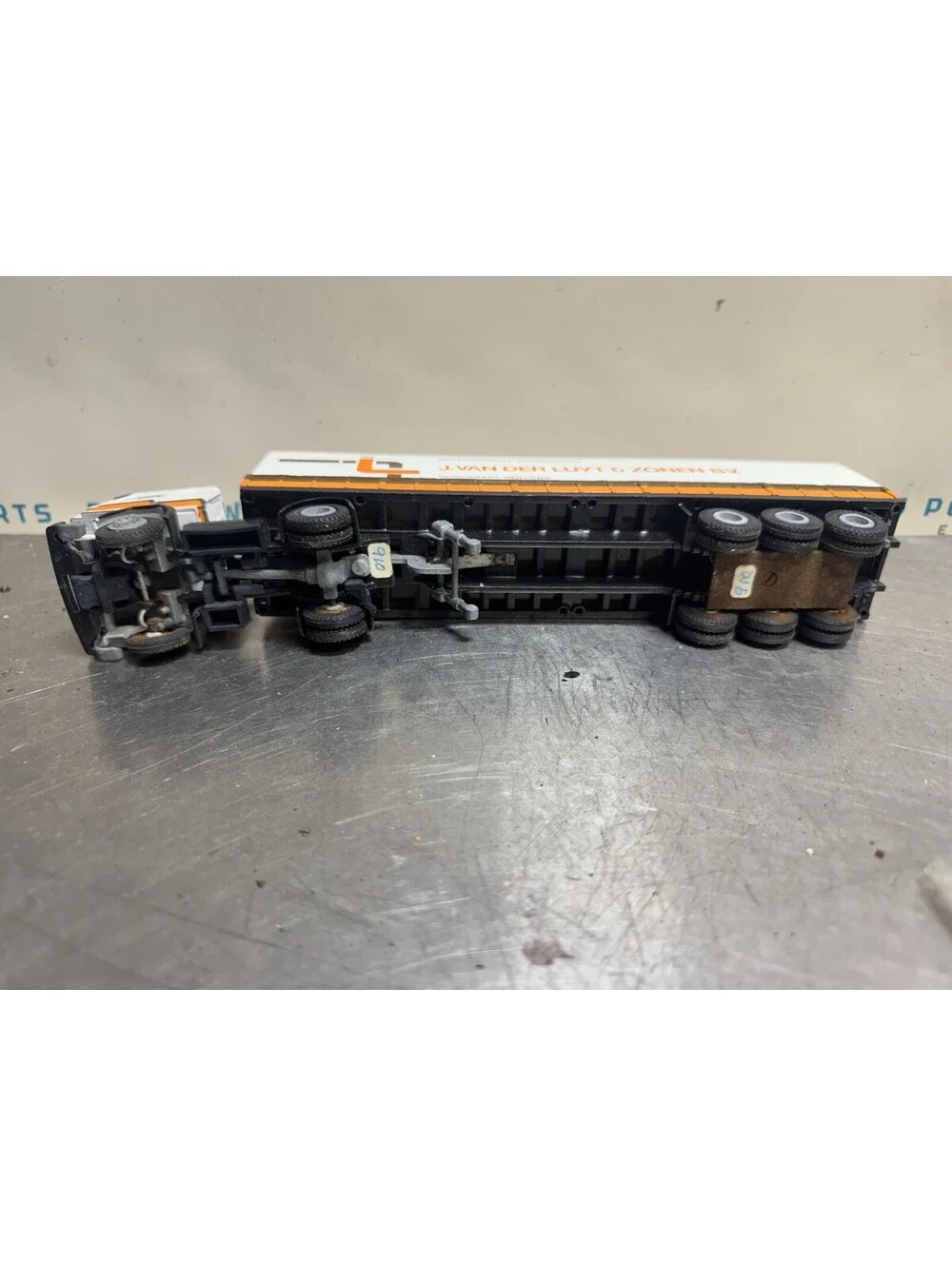 Scania 142H Truck & Trailer J. Van Der Luyt & Zonen - Tekno 1:50 in Box *62600
